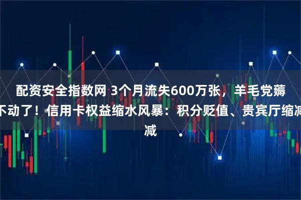 配资安全指数网 3个月流失600万张，羊毛党薅不动了！信用卡权益缩水风暴：积分贬值、贵宾厅缩减